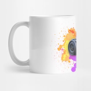 Lumix camera with spray paint Mug